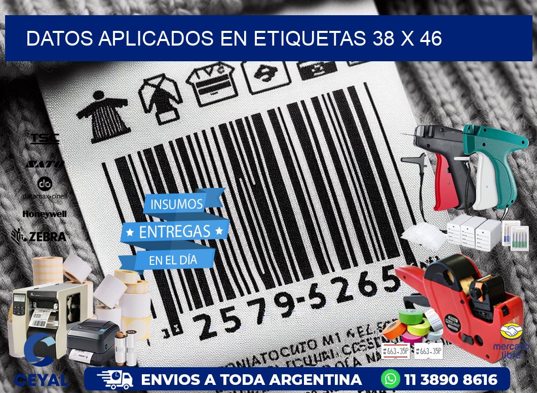 datos aplicados en etiquetas 38 x 46