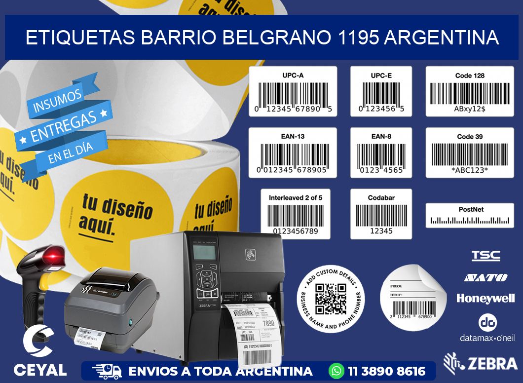 etiquetas barrio belgrano 1195 argentina