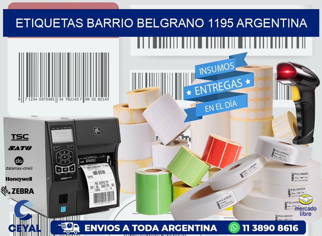 etiquetas barrio belgrano 1195 argentina