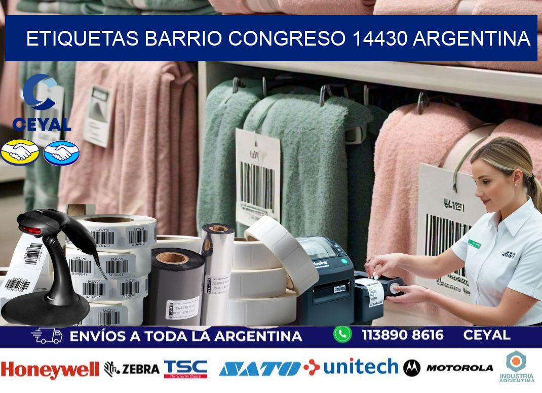 etiquetas barrio congreso 14430 argentina