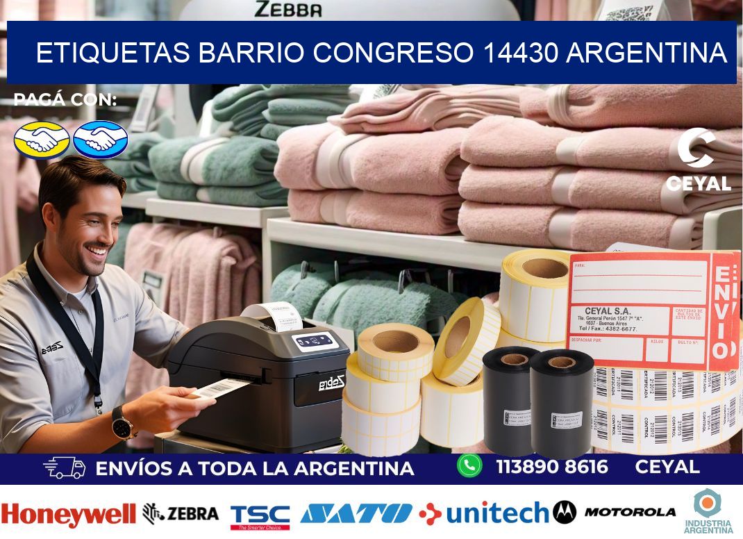 etiquetas barrio congreso 14430 argentina