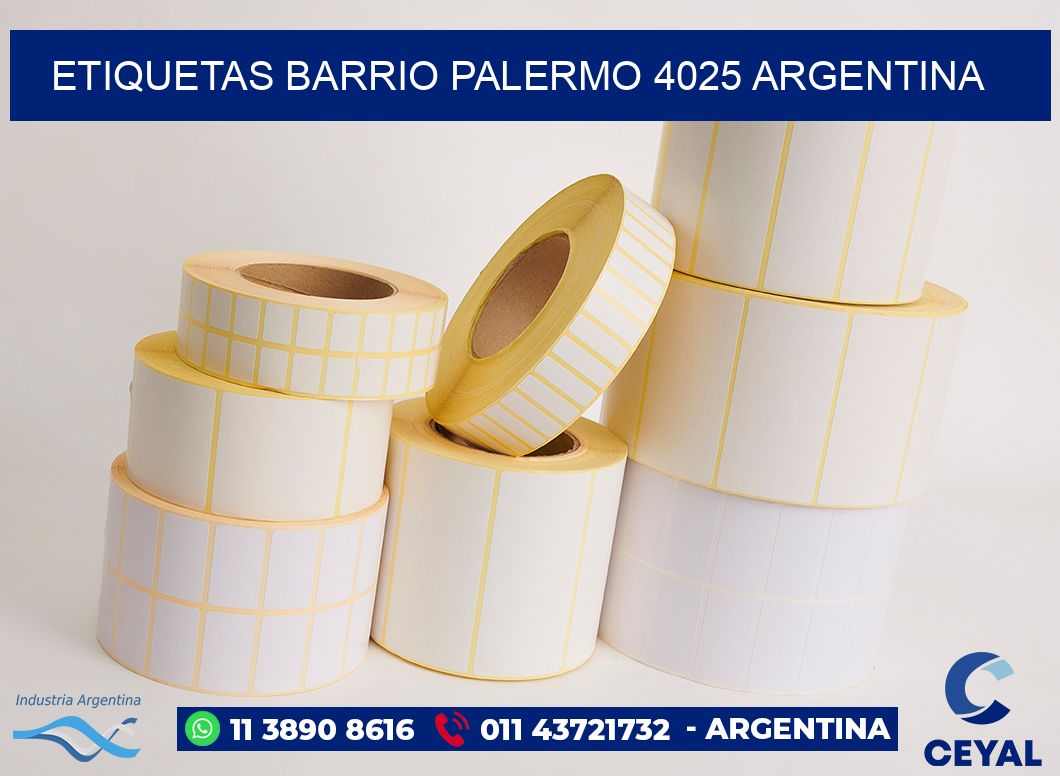 etiquetas barrio palermo 4025 argentina
