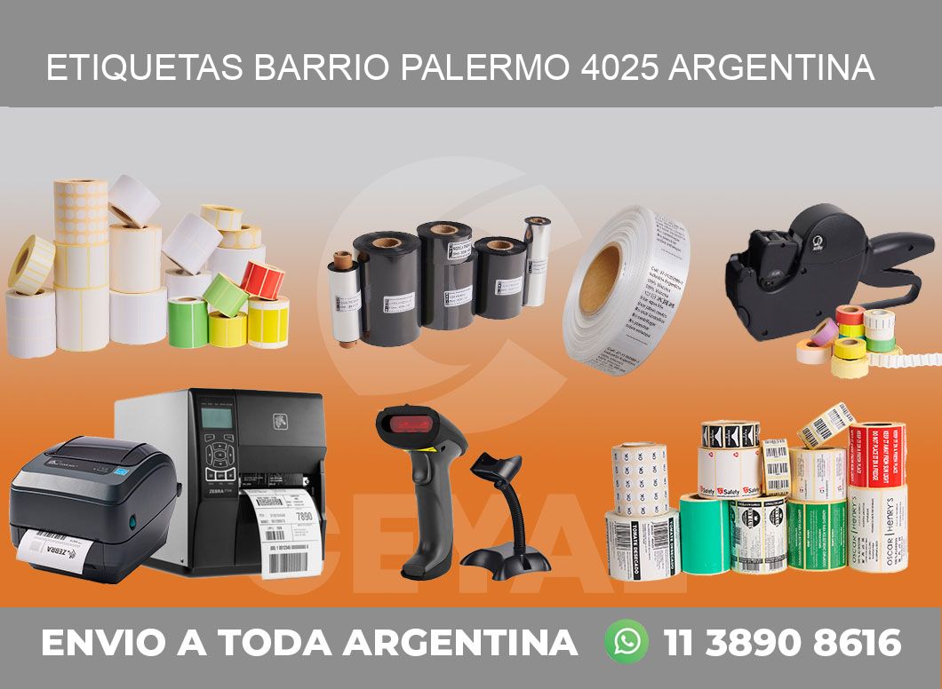 etiquetas barrio palermo 4025 argentina