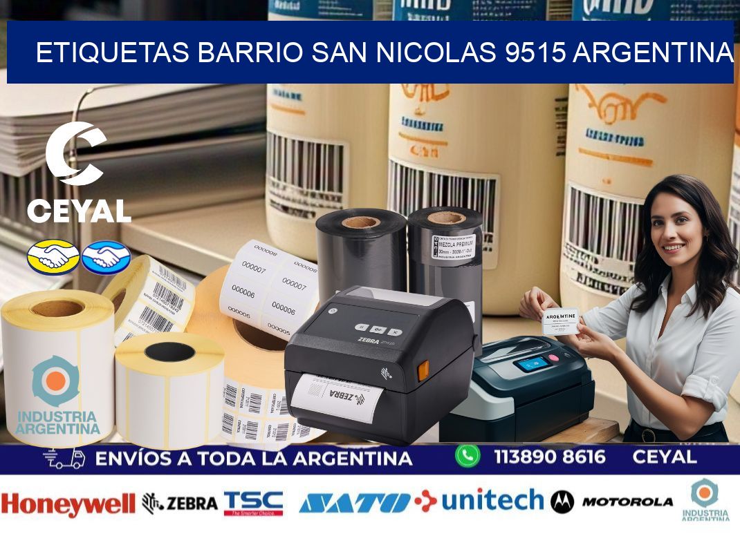 etiquetas barrio san nicolas 9515 argentina