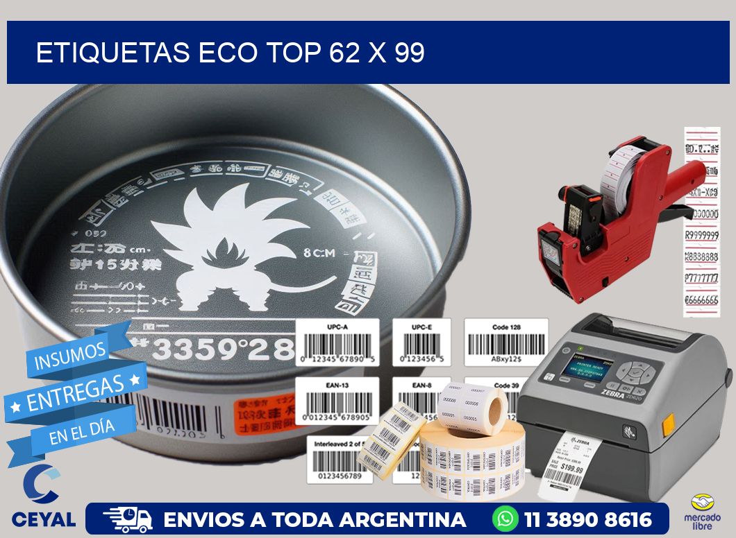 etiquetas eco top 62 x 99