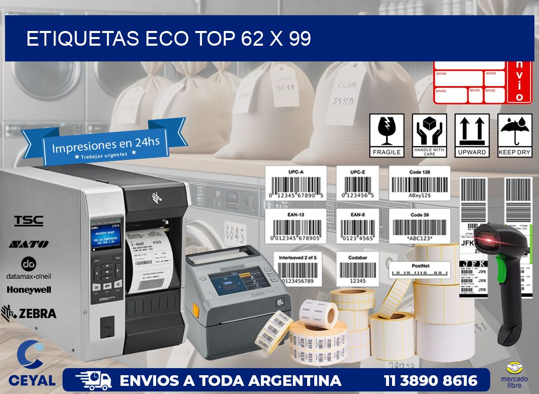 etiquetas eco top 62 x 99
