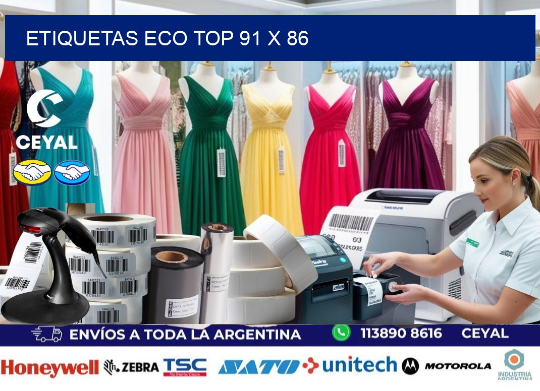 etiquetas eco top 91 x 86