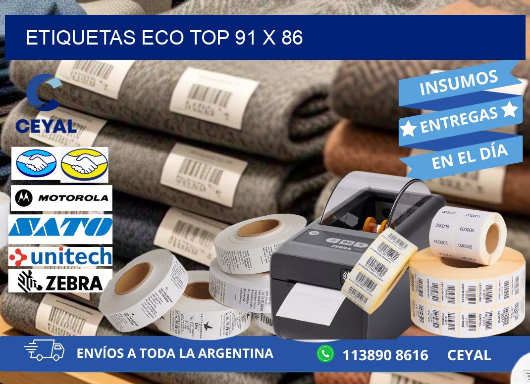 etiquetas eco top 91 x 86