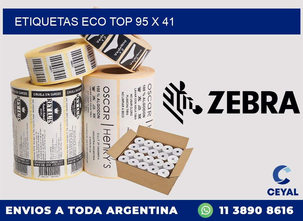 etiquetas eco top 95 x 41