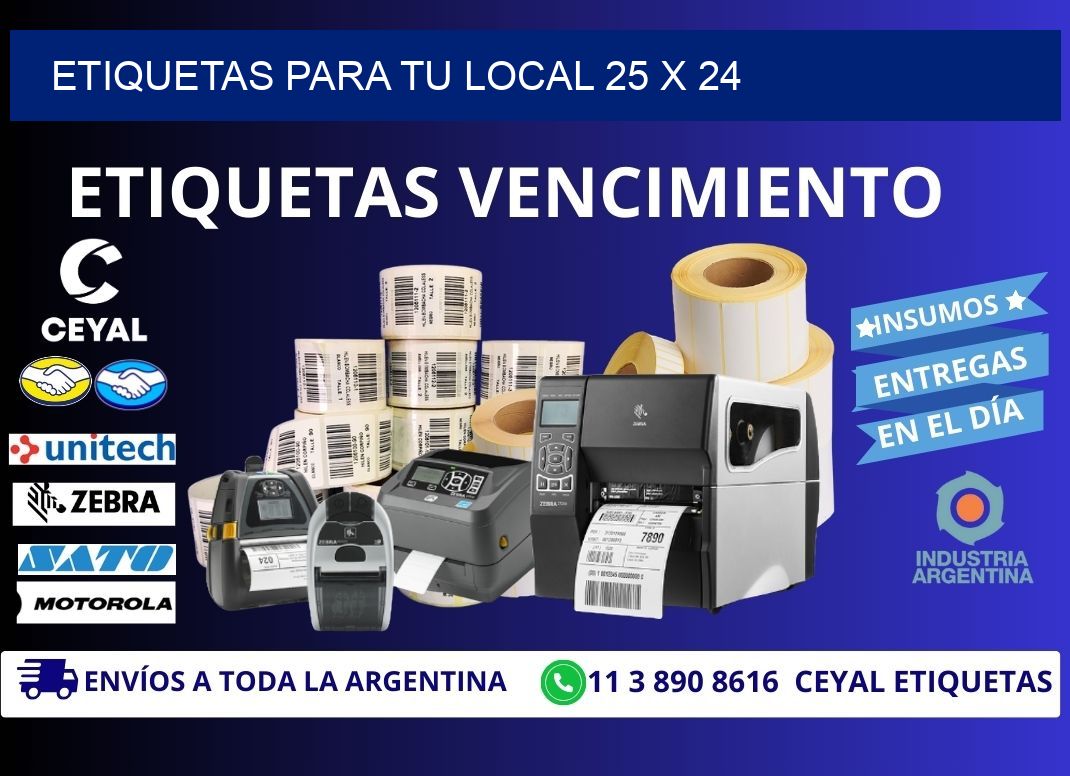 etiquetas para tu local 25 x 24