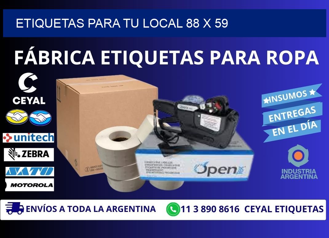 etiquetas para tu local 88 x 59