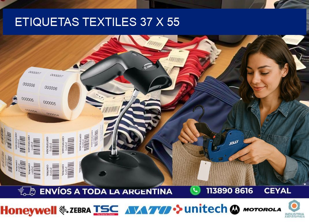 etiquetas textiles 37 x 55