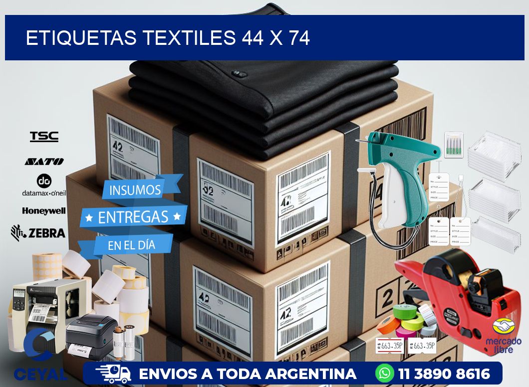 etiquetas textiles 44 x 74