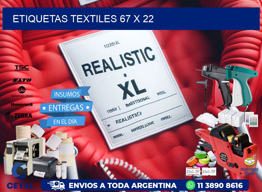 etiquetas textiles 67 x 22