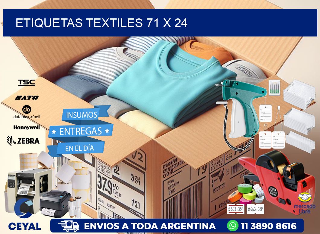 etiquetas textiles 71 x 24
