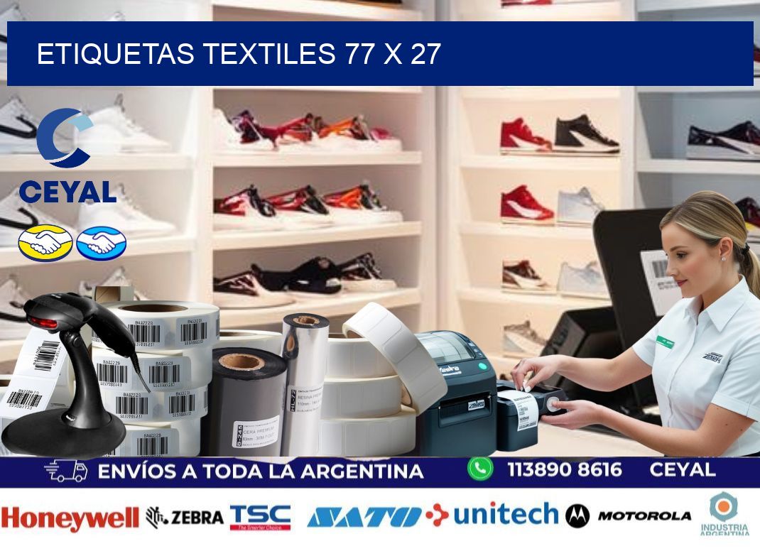 etiquetas textiles 77 x 27