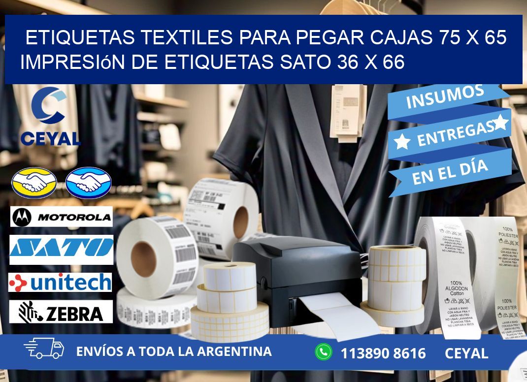 etiquetas textiles para pegar cajas 75 x 65 impresión de etiquetas sato 36 x 66