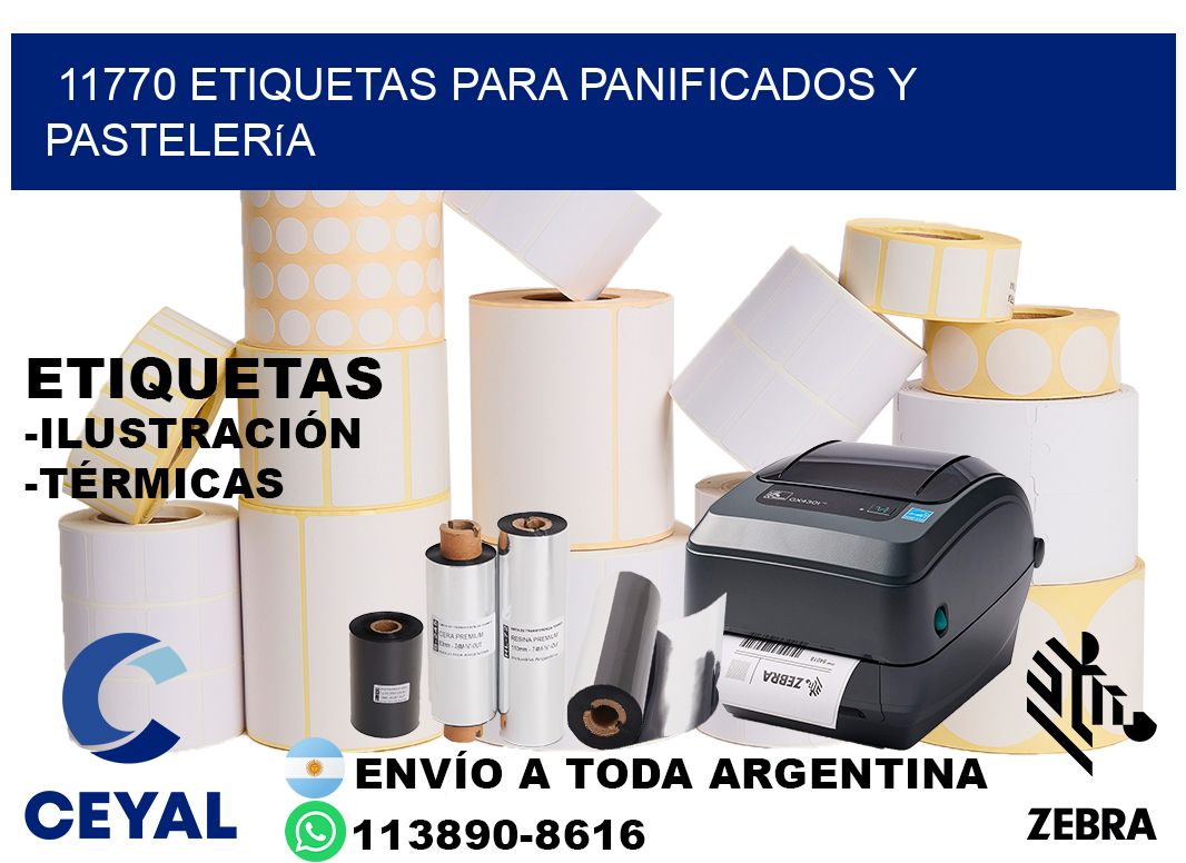 11770 Etiquetas para panificados y pastelería