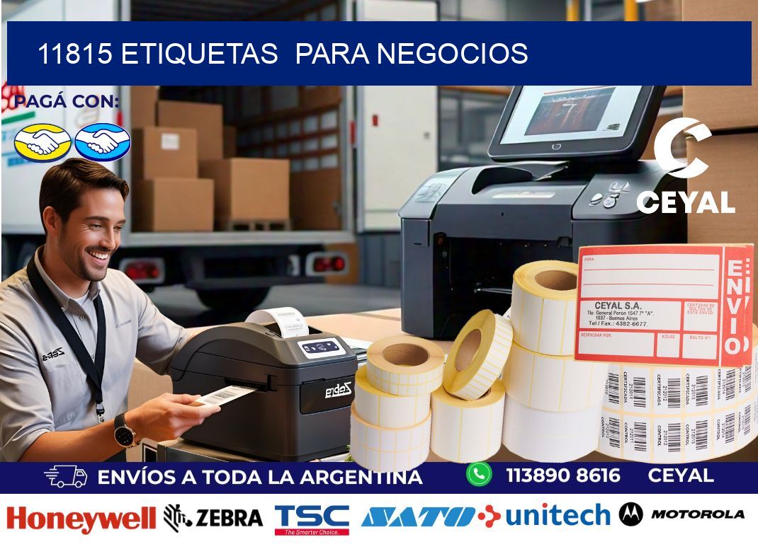 11815 etiquetas para negocios