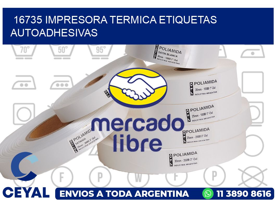 16735 Impresora termica etiquetas autoadhesivas