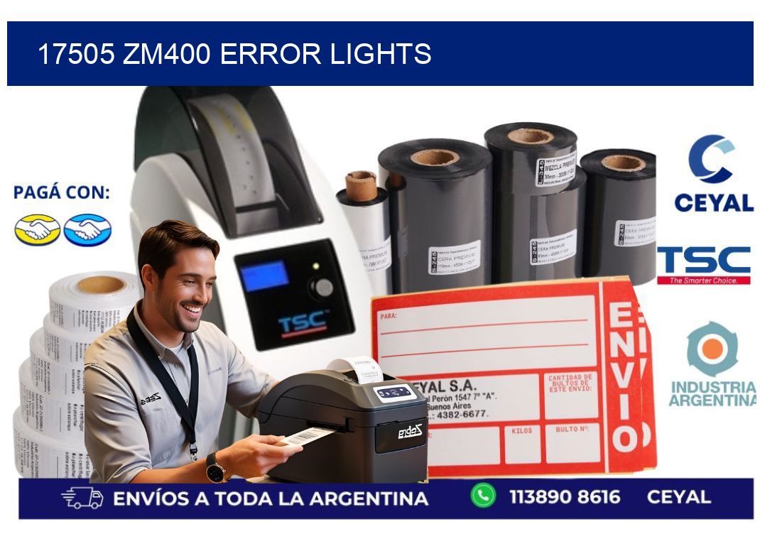 17505 ZM400 error lights