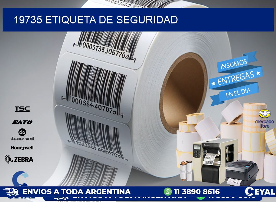 19735 Etiqueta de seguridad