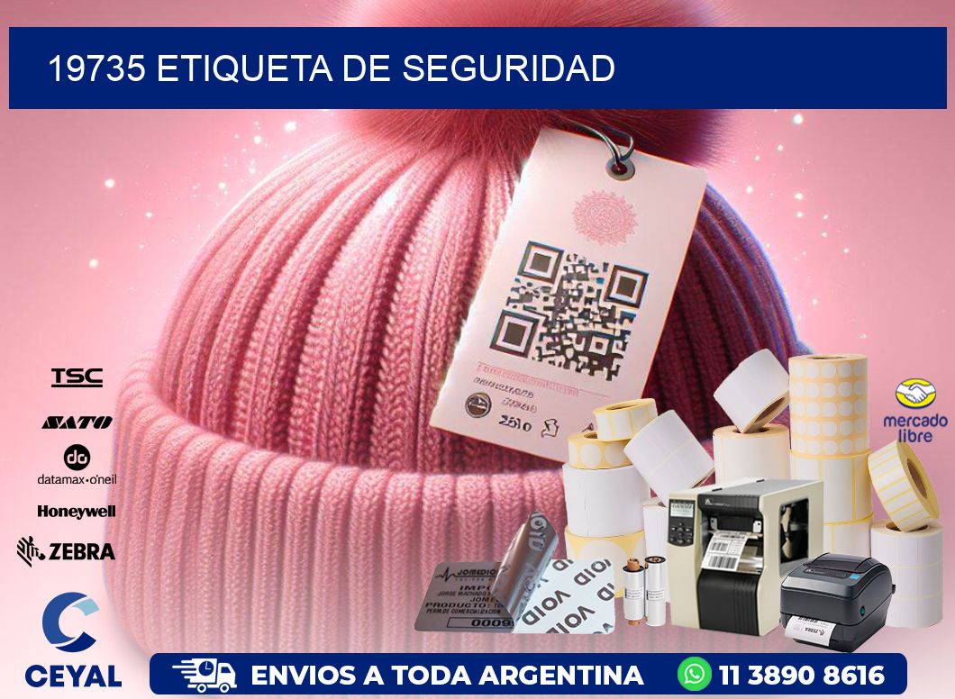 19735 Etiqueta de seguridad