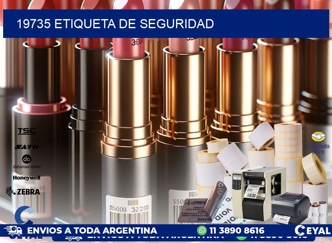 19735 Etiqueta de seguridad