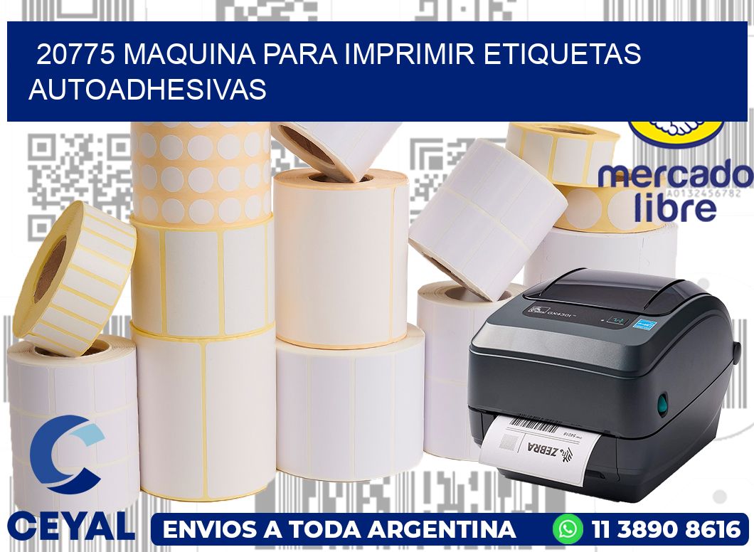 20775 maquina para imprimir etiquetas autoadhesivas