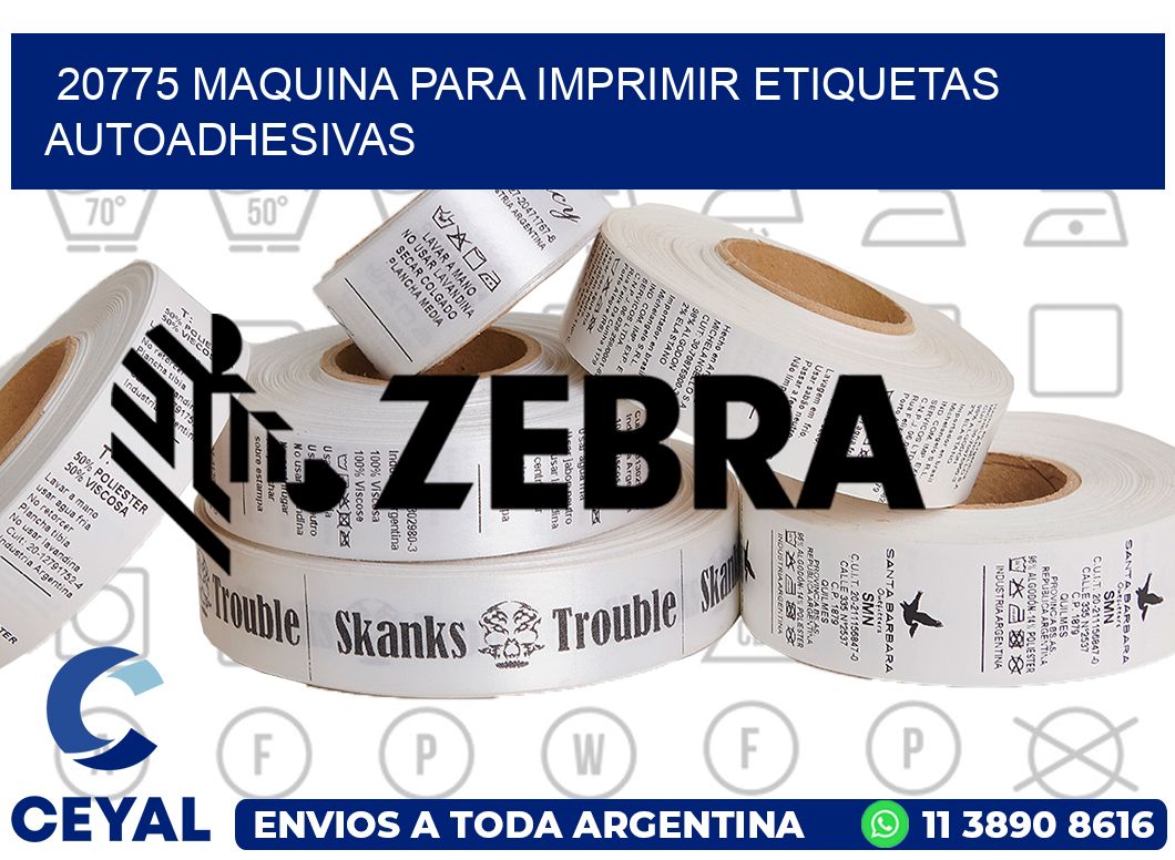 20775 maquina para imprimir etiquetas autoadhesivas