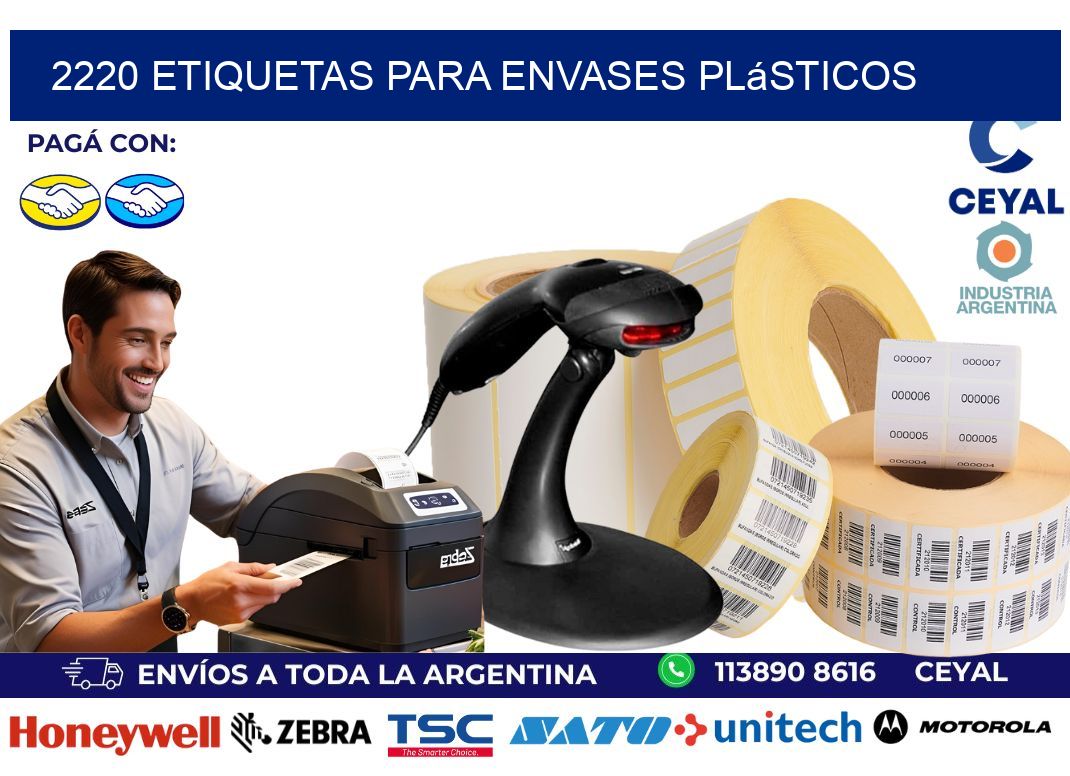 2220 Etiquetas para envases plásticos