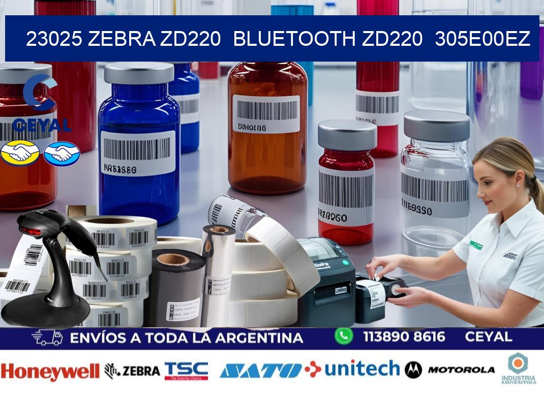 23025 Zebra ZD220 Bluetooth ZD220 305E00EZ