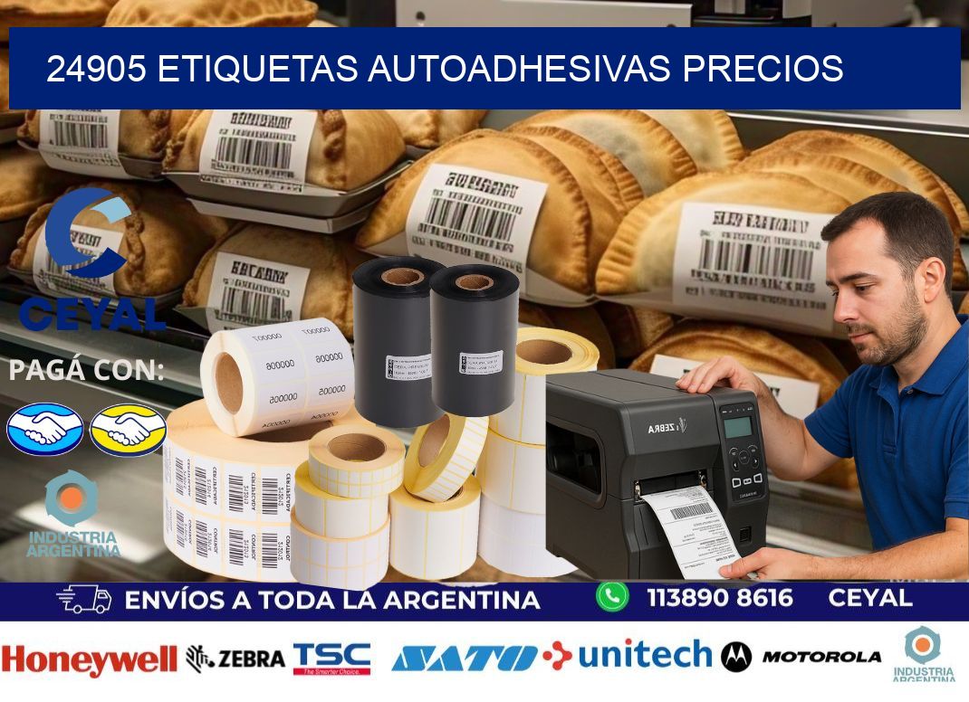 24905 Etiquetas autoadhesivas precios
