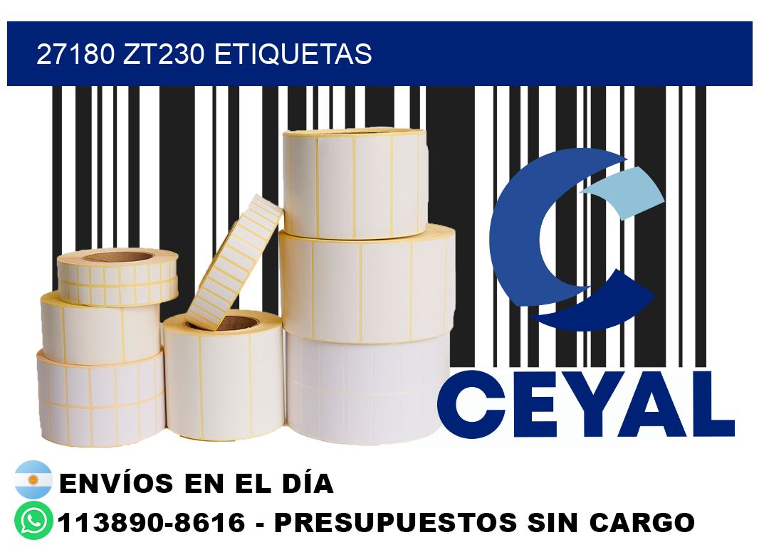 27180 ZT230 etiquetas