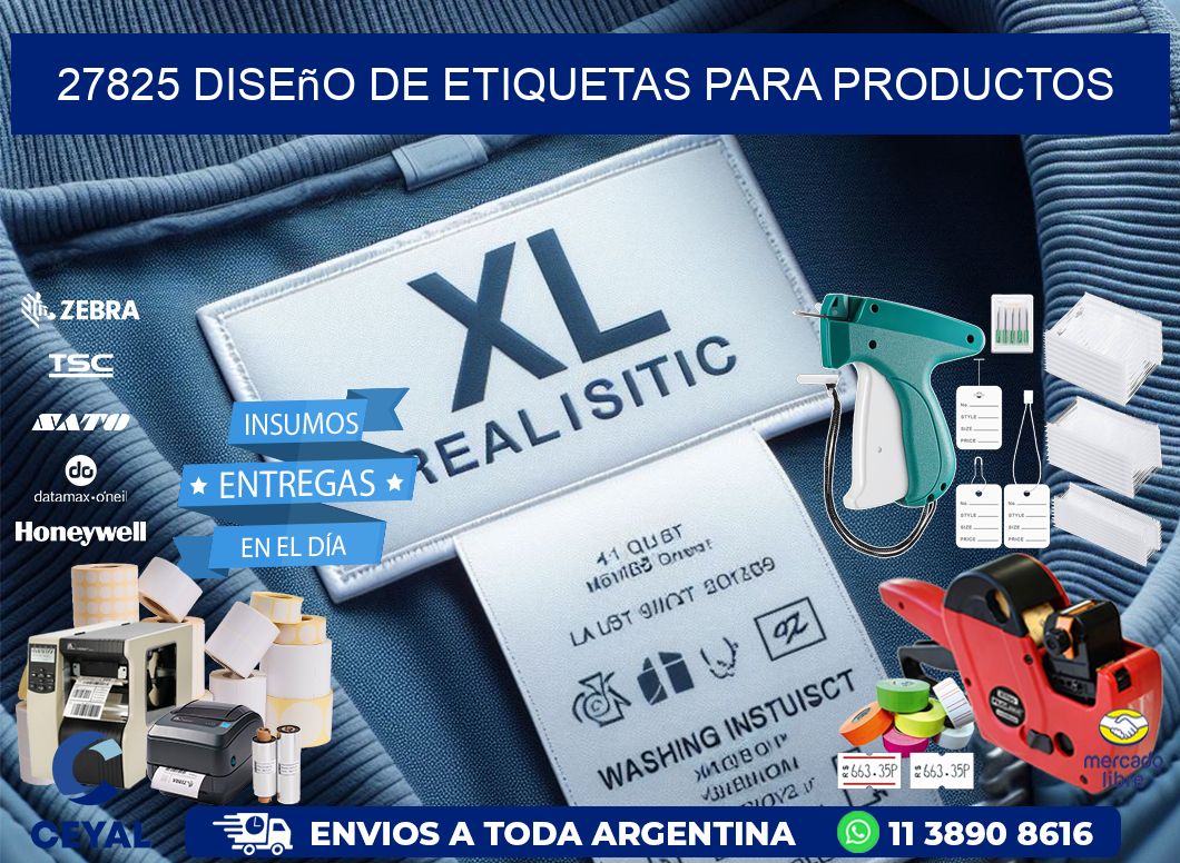 27825 Diseño de etiquetas para productos