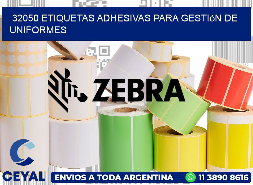 32050 Etiquetas adhesivas para gestión de uniformes