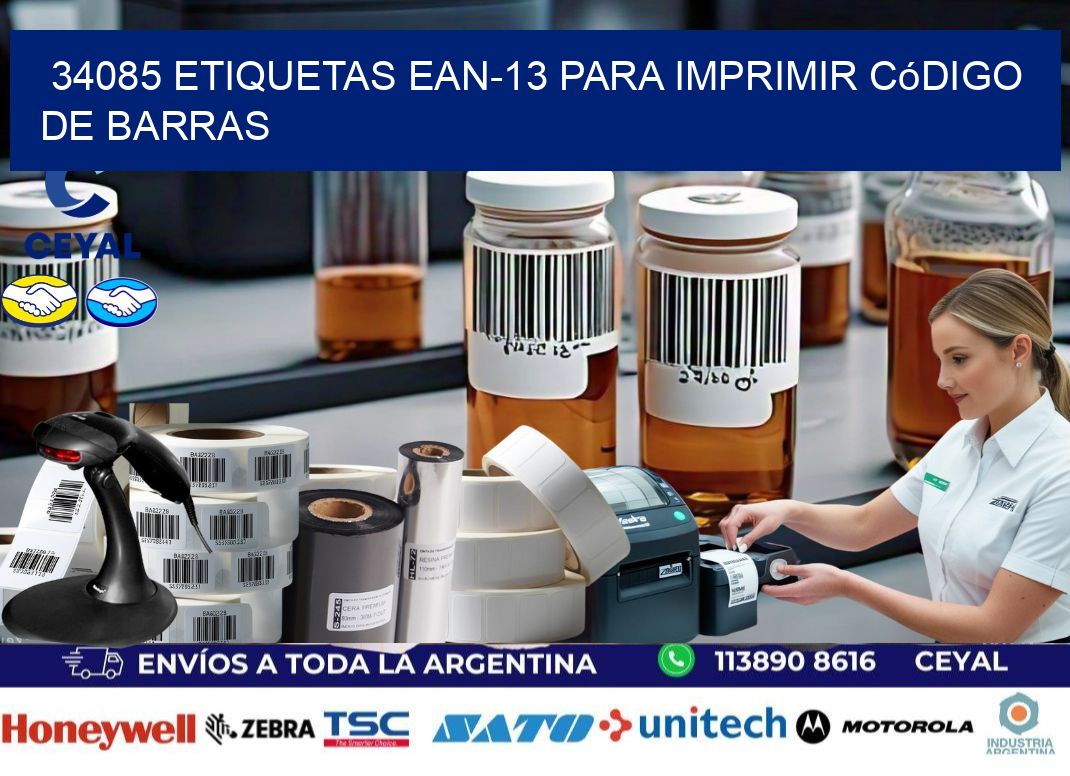 34085 etiquetas ean-13 para imprimir código de barras