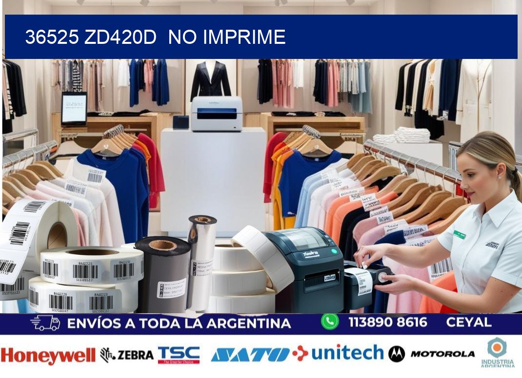 36525 ZD420d  no imprime