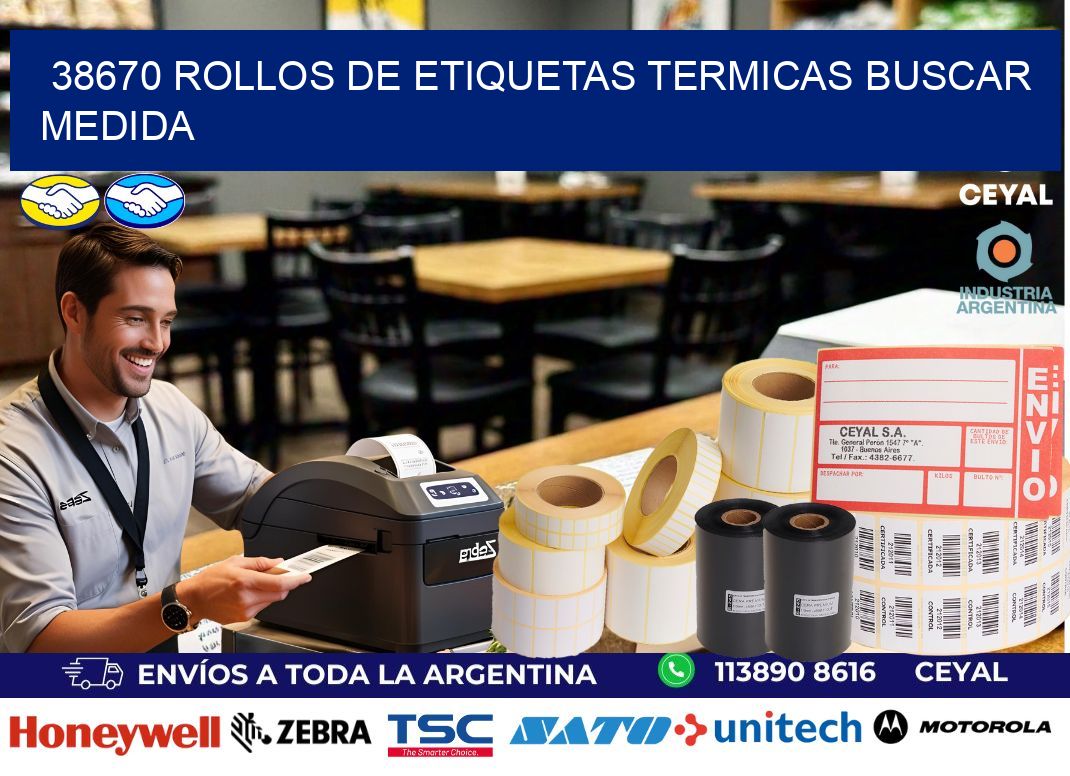 38670 rollos de etiquetas termicas buscar medida