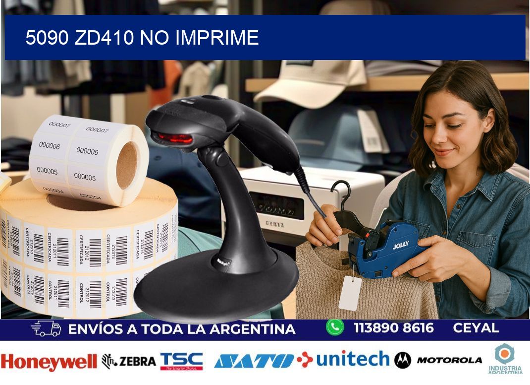 5090 ZD410 no imprime