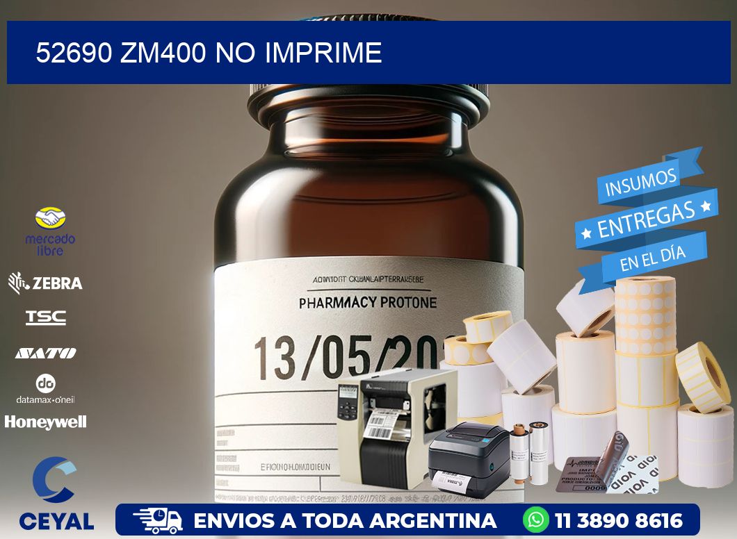52690 ZM400 no imprime