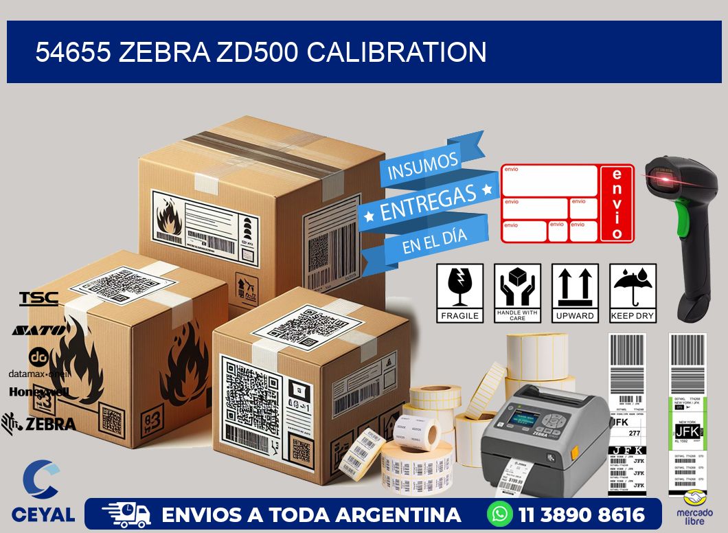54655 Zebra ZD500 Calibration