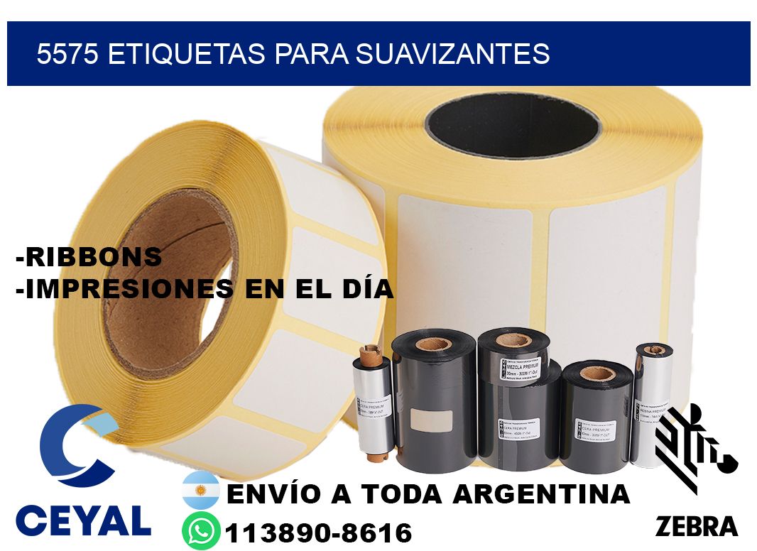 5575 Etiquetas para suavizantes