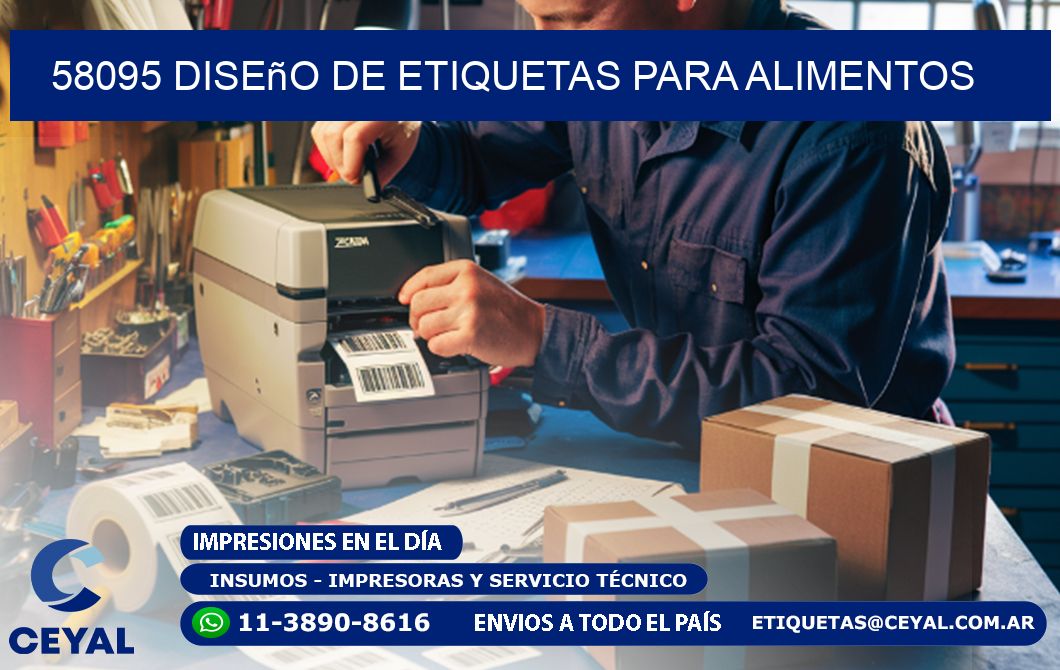 58095 Diseño de etiquetas para alimentos