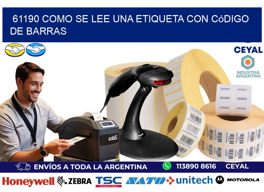 61190 Como se lee una etiqueta con código de barras