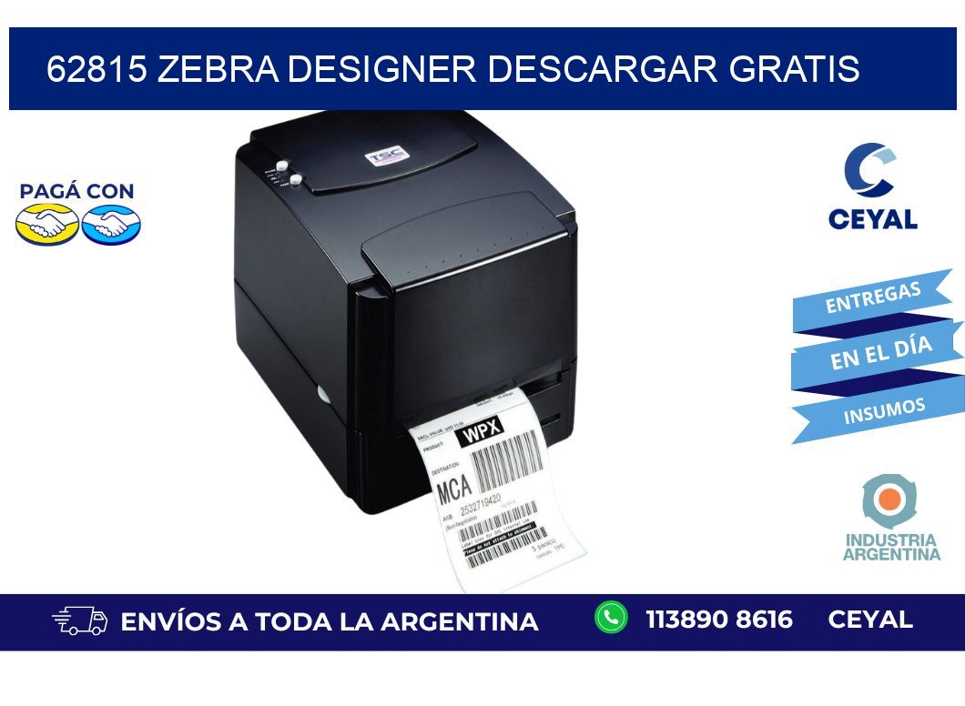62815 Zebra Designer Descargar gratis