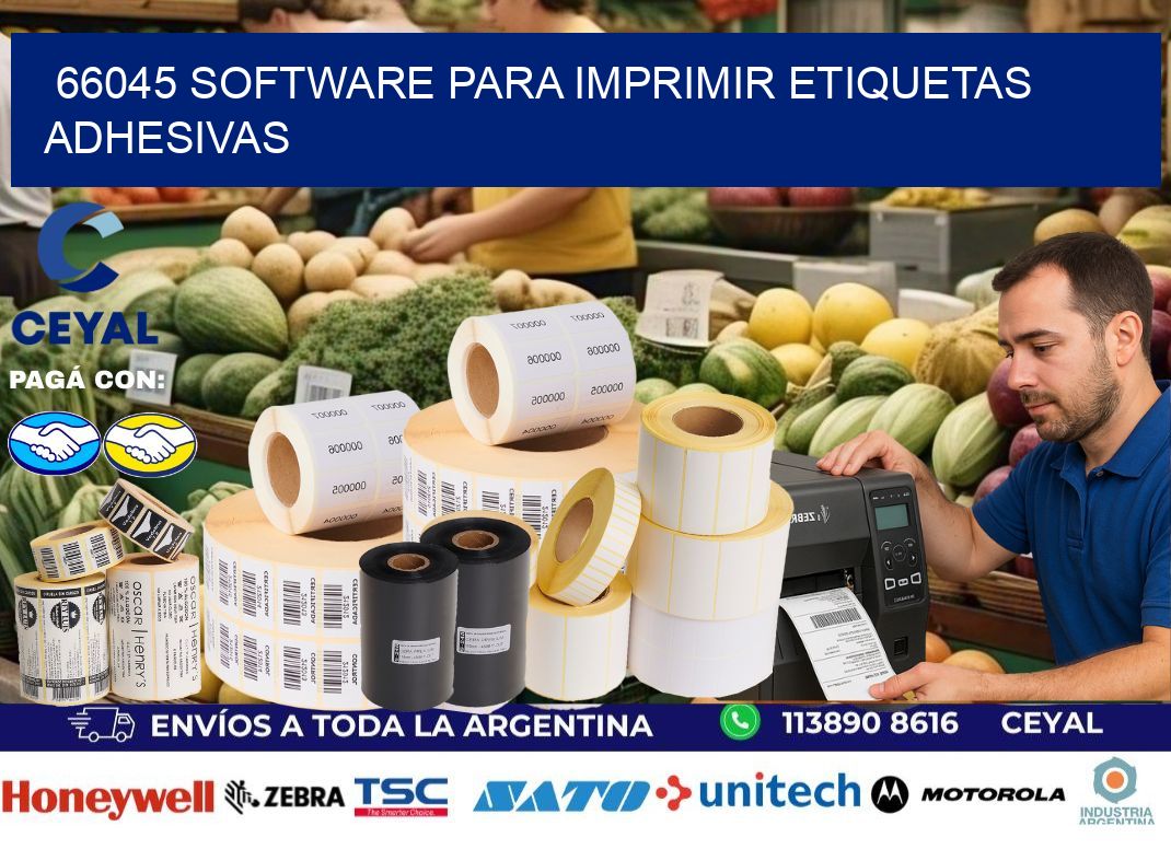 66045 software para imprimir etiquetas adhesivas