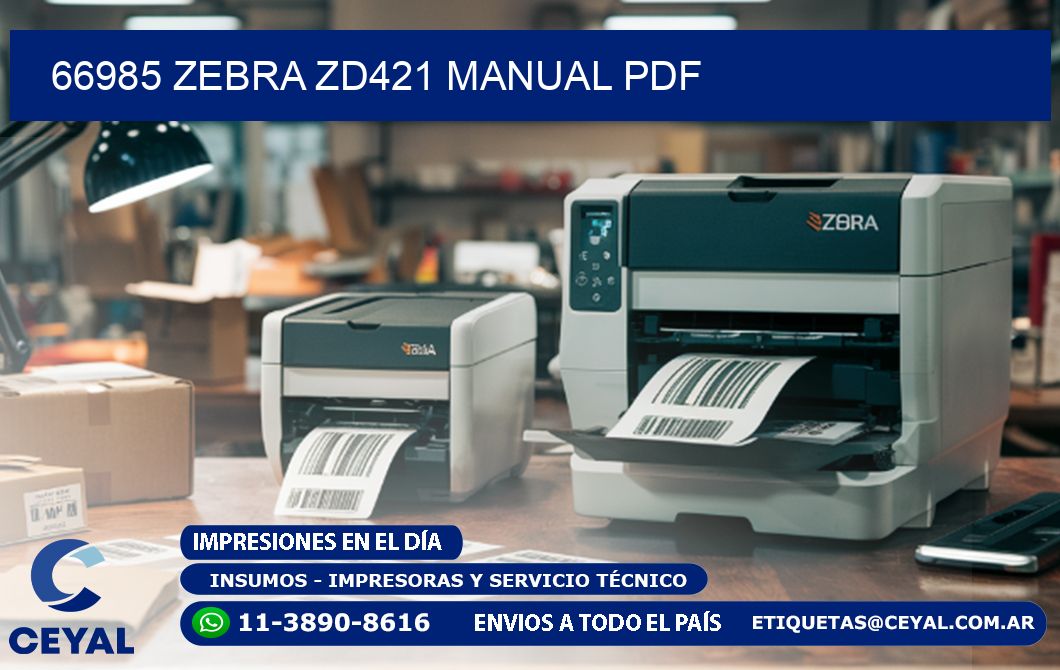66985 Zebra ZD421 manual PDF
