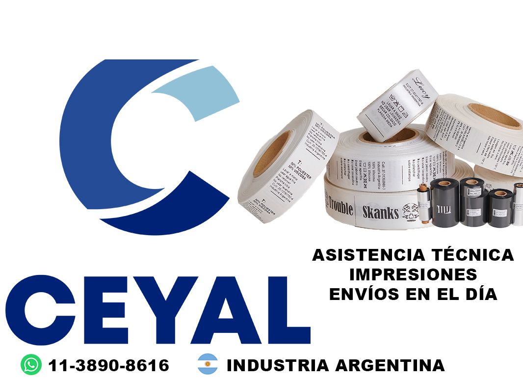 68210 etiquetas de poliamida ropa