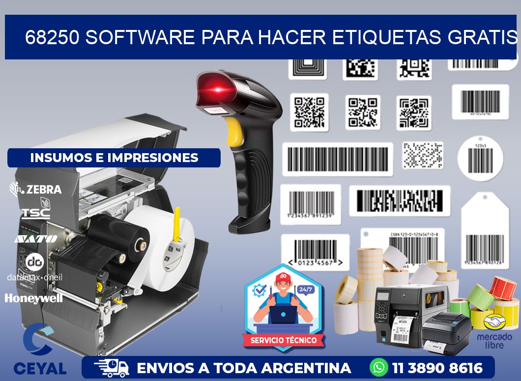 68250 Software para hacer etiquetas gratis